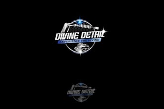 create automotive, repair, garage, car wash, company logo