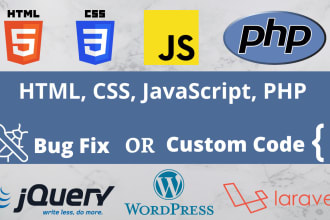 create custom javascript, HTML, or CSS for your website