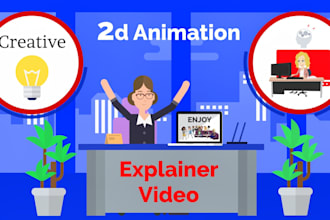 create whiteboard animation or 2d explainer video for you