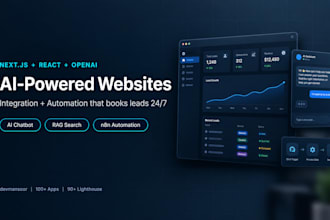 build website with ai integration and automation