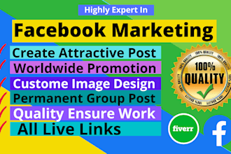 do organic facebook marketing in USA for any company