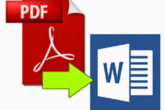 convert five page from Word to Pdf