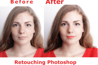 do high end portrait retouching