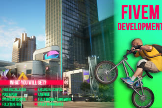 develop premium custom fivem servers, mlos, scripts, clothing, cars