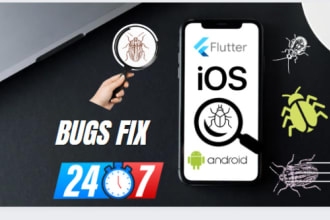 quickly fix bugs in your android, ios, react native apps, flutter bugs