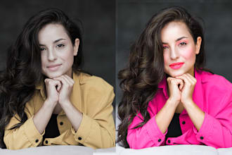 retouch portraits, beauty, headshots professionally
