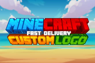 create your custom minecraft logo for your server