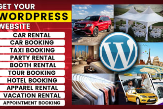 develop rental website or booking website