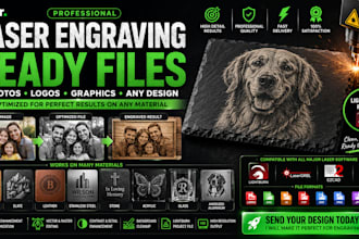 create professional laser engraving ready files for lightburn