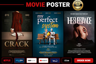 design a premium movie poster for you