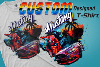 do custom automotive tshirt designs