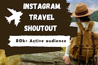 do instagram shoutout promotion to 80k travel audience