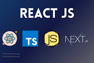 develop react js next js typescript web app