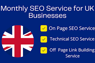 do monthly SEO service for UK businesses