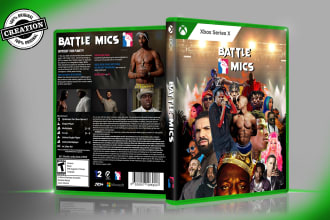 design a replacement or custom xbox game cover