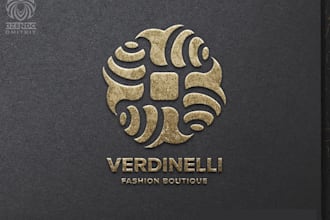 design luxury boutique logo with copyrights