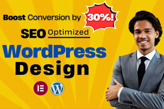 seo optimized wordpress elementor landing pages for business