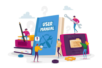 write scripts, user guides, user manuals and style guides