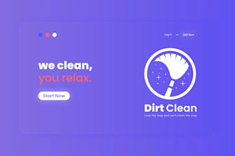 design a logo for cleaning service business