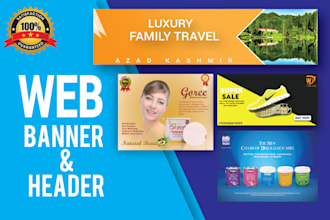 design outstanding web banner ads, banner design, sliders