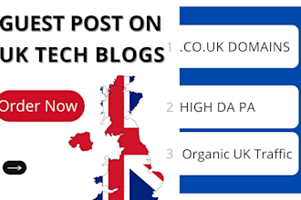write and publish guest post on UK tech blogs