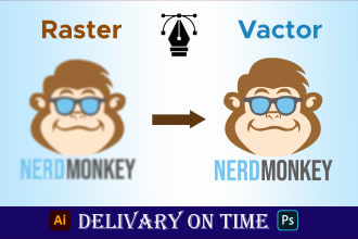 vector tracing, trace redraw logo, image to vector