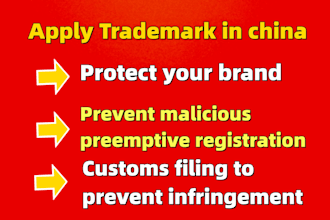 apply trademark in china for you
