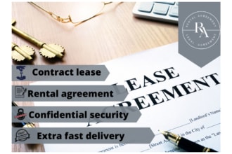 professionally draft rental and lease agreements