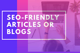write SEO friendly articles or blog posts
