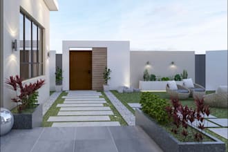 landscape , outdoor sitting , swimming pool etc
