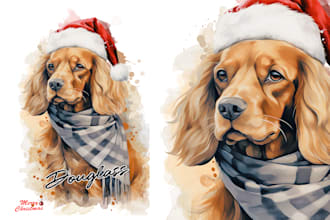 draw a watercolor portrait can back memories with your pet
