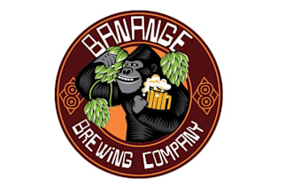 create modern feminine brewery logo in hand drawn for you only 18 hours