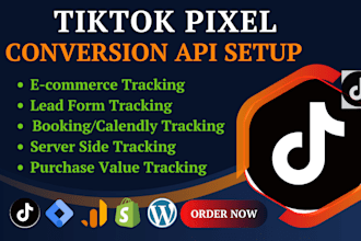 setup tiktok conversion API, server side tracking, tiktok pixel setup with GTM