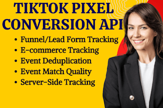 setup tiktok conversion API, server side tracking