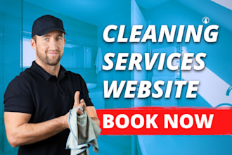 create a cleaning service booking wordpress website
