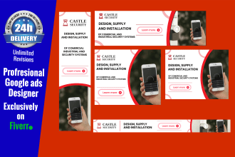 design professional and attractive google ads for you