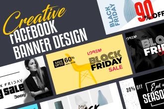 create a customized web, facebook and email banner