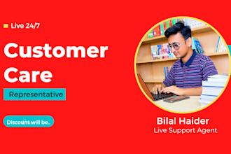be your customer service representative