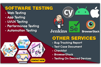 do qa of web application and mobile apps