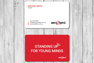 design professional business card and letterhead