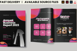 design stunning brochure, flyer, comapny profile and annual report