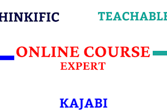 be online course expert on thinkific teachable  upcoach
