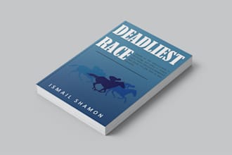 design unique book cover KDP paperback dust jacket KDP