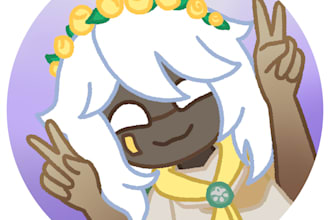 draw your skykid as a profile picture from sky children of the light