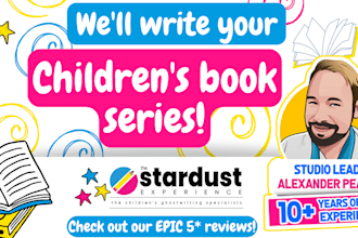 write your childrens book series children book writing ghost writer story