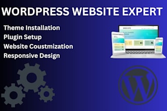 install wordpress, theme, plugin, and customize it
