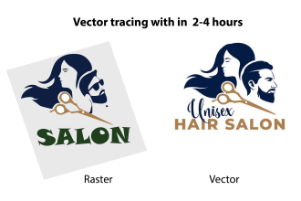 trace vector, redraw convert image to vector