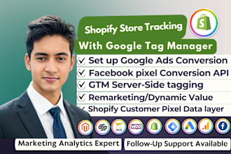 fix or setup google ads goal, ga4, conversion tracking, tag manager