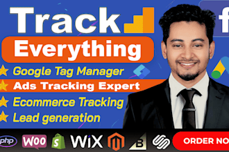 setup meta facebook pixel, google analytics ga4 ads conversion API tracking, GTM