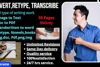 translate, retype and convert text, handwritting to word